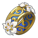 Poet's Gilded Bracelet