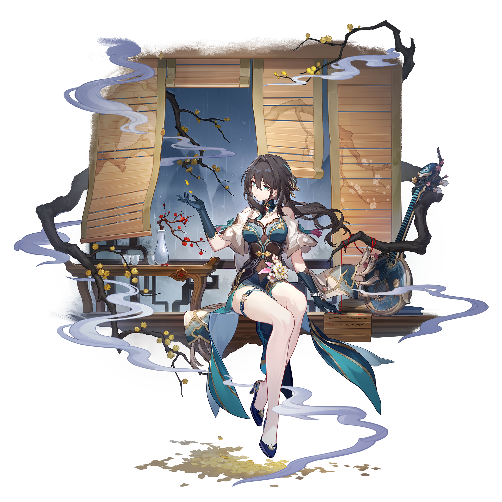 Ruan Mei Honkai: Star Rail fighter artwork