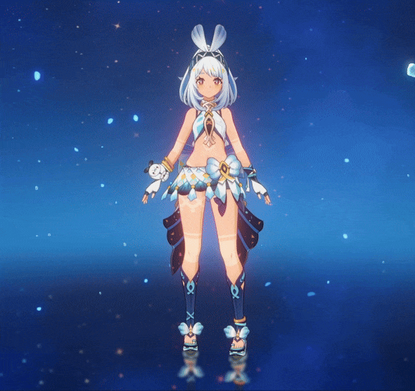 Mualani Idle Animation 2 animation