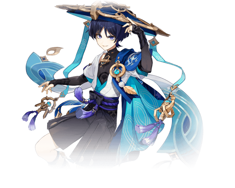 Аккаунт Геншин 14 легендарок Странник