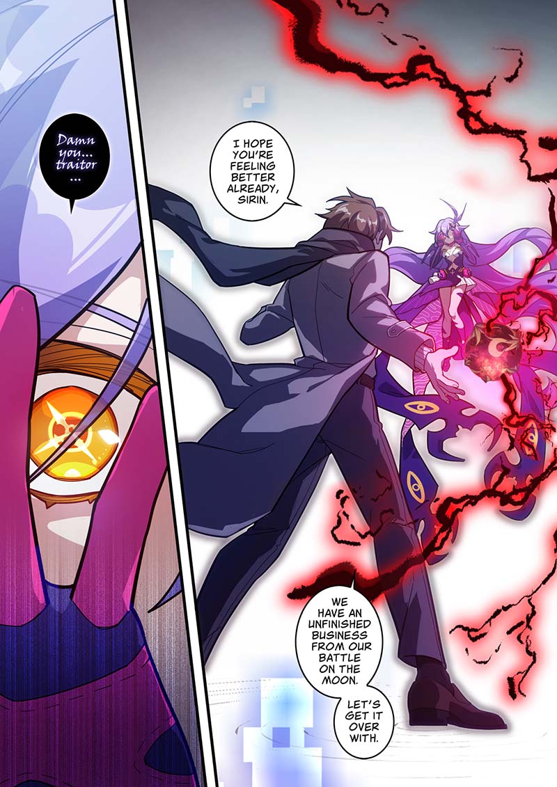 ex-Laputa aki【貴重】 COME INTO CONFLICT Second Eruption 56: Alea Iacta Est — Honkai Impact 3rd Manga