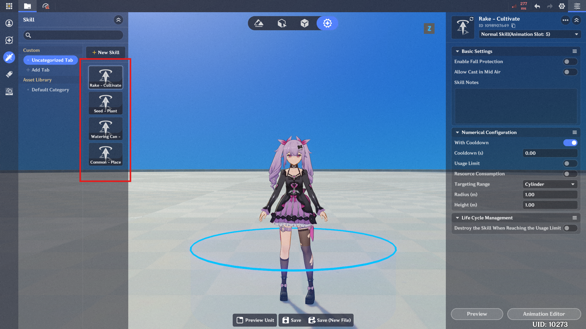 2. [Miliastra Sandbox] Client node graph - create skill effects in the ...