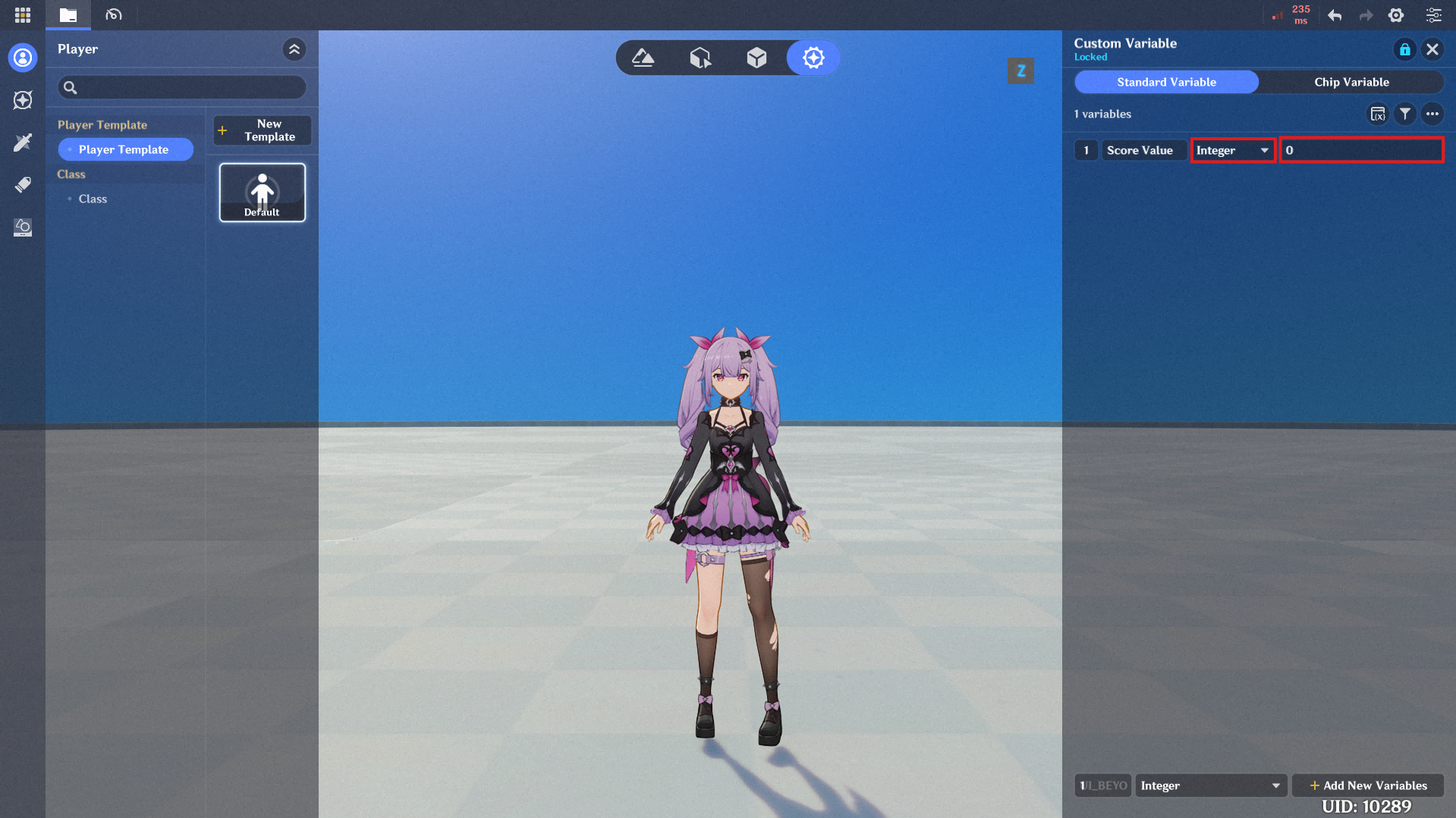 2. [In-Game Editor] Controls Creation