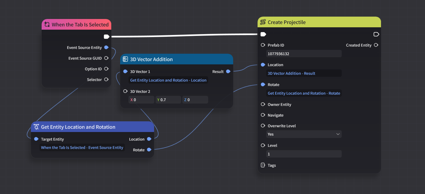 5. [In-Game Editor] Drag objects into the scene and add creations ...