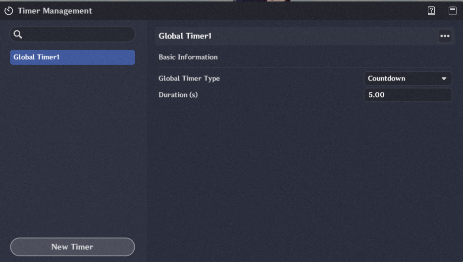 ② Mount the [Global Timer] component to the prefab and check the ...