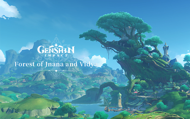 Иллюстрация к статье «Forest of Jnana and Vidya｜Genshin Impact»